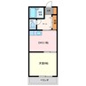 エスペランサⅡ 1DKの間取り