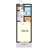 ハイツSHIN 1Kの間取り