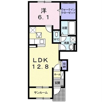 間取図 コスモ武豊Ⅰ