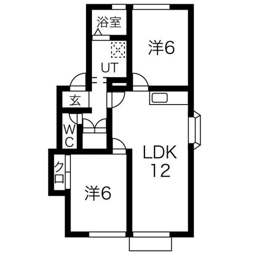 間取図 グリーンハイツＡ