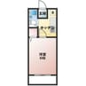 コーポ杉江 1Kの間取り