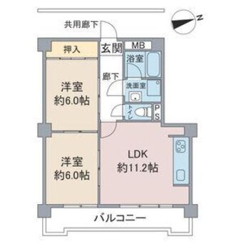 間取図 新日半田住吉ビル