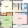 Ｃｅｓｔ ｌａ ｖｉｅ 2DKの間取り