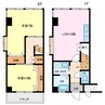 ストークマンション加木屋 2LDKの間取り