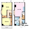 ストークマンション加木屋 2LDKの間取り