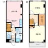 ストークマンション加木屋 2LDKの間取り