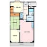 グリーンヒル巽ヶ丘　C棟 3LDKの間取り