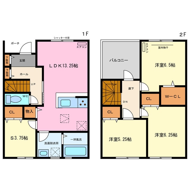 間取り図 リーブルファイン日長