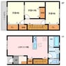 リーブルファイン六貫山 3LDKの間取り