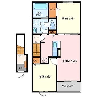 間取図 ウィステリア　Ｃ．Ｄ．Ｓ