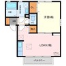 オーベルジュ 1LDKの間取り