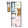 ルミエール宮路 1LDKの間取り