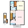エアリーヒルⅦ 1LDKの間取り