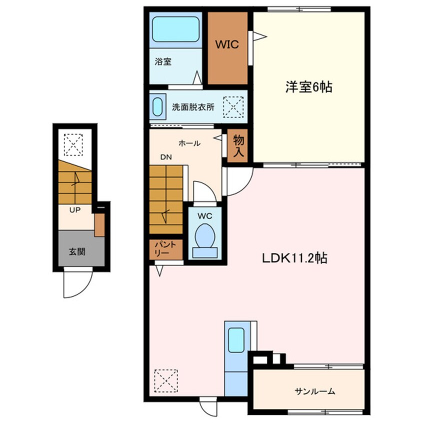 間取図 ラ・パーチェ　Ⅰ