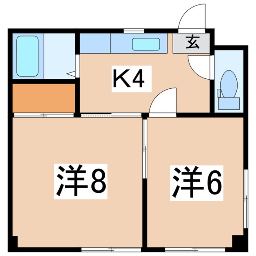 間取図 上町マンション