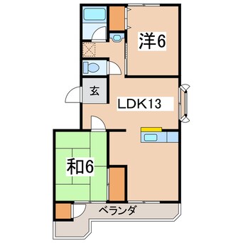 間取図 グリーンハイム