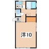 大京ハウス 1Kの間取り