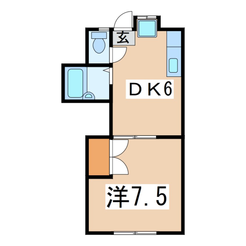 間取図 レジデンス大坪