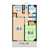 さくらマンション 2Kの間取り