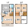 Ｊハウス徳久４号館 3LDKの間取り