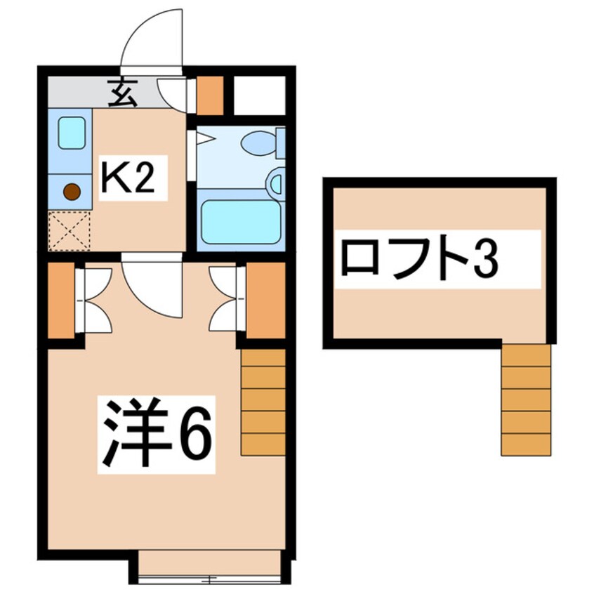 間取図 シティパレス諏訪Ⅰ