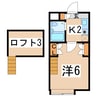 シティパレス諏訪Ⅰ 1Kの間取り