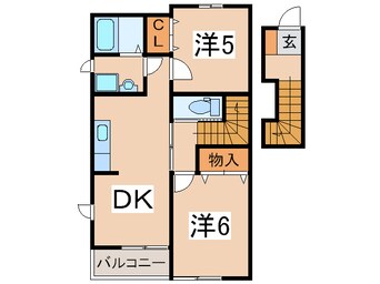 間取図 メゾンドアイリスＡ