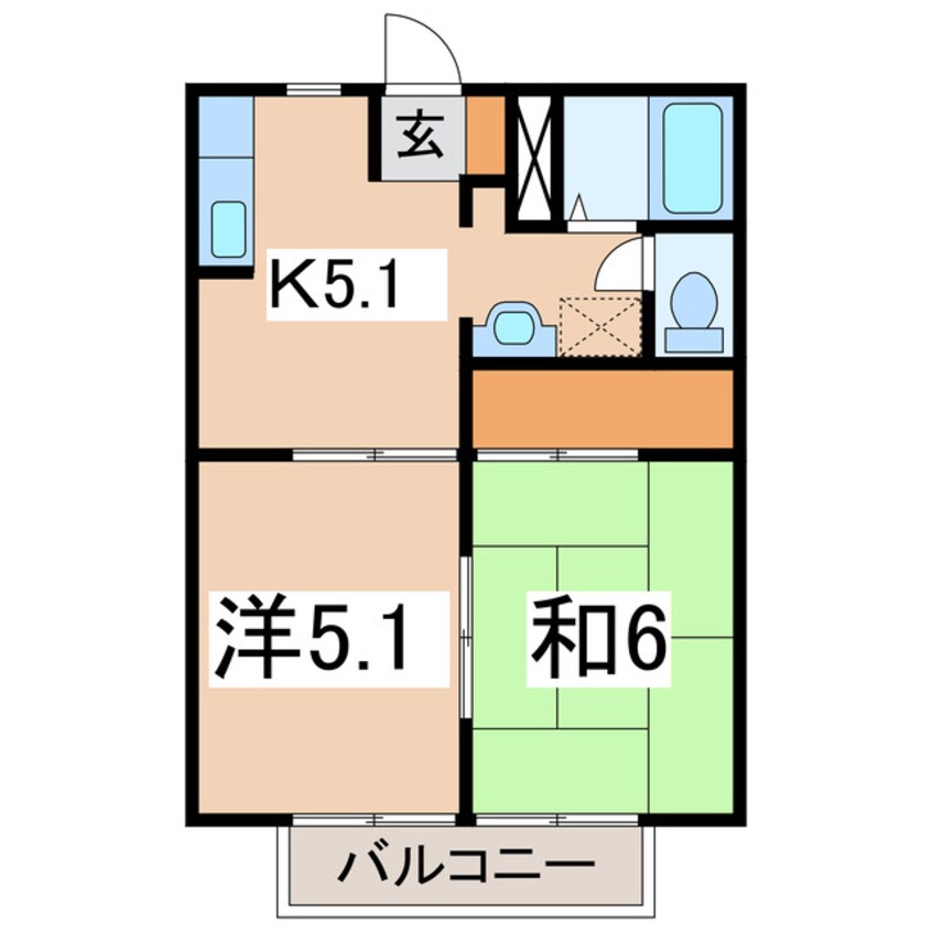 間取図 リーデンス徒之町