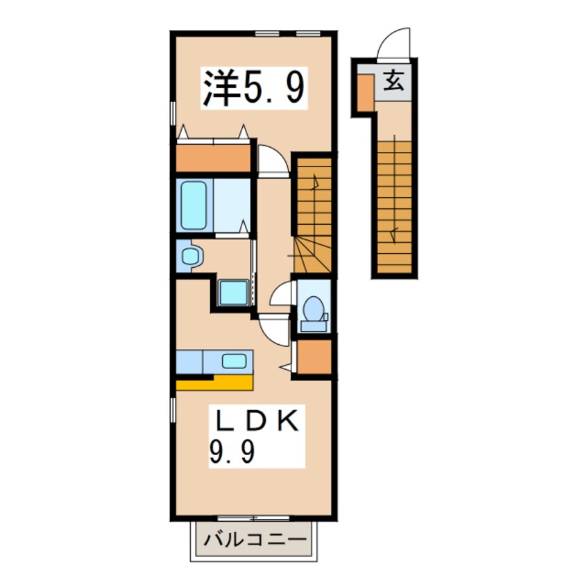 間取図 サンリバー