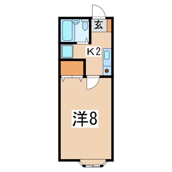 間取図 エステートイン丸山パートⅡ