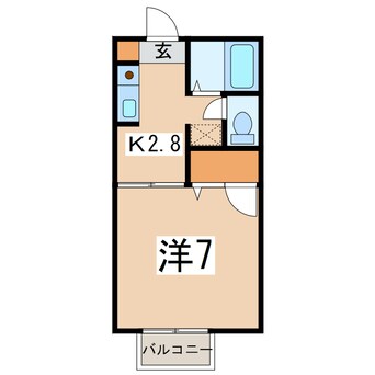 間取図 バリュージュ上町