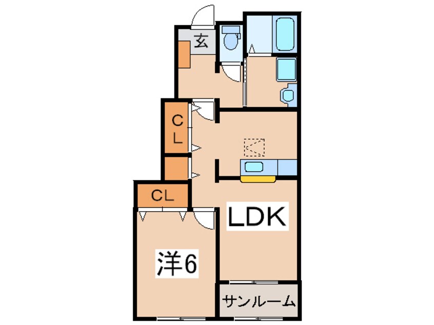 間取図 グリーン・フィールズＮⅠ