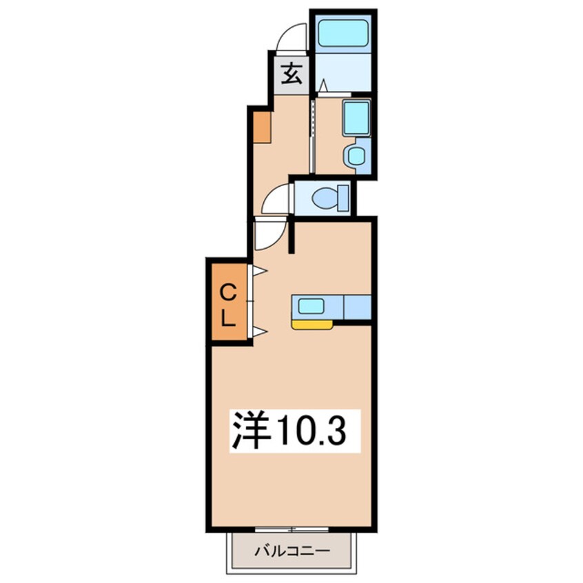 間取図 メゾン・ド・ミーテ