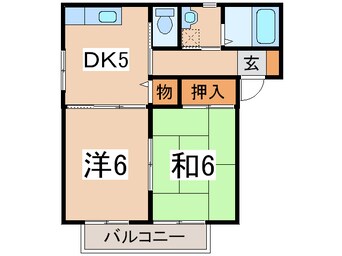 間取図 ドミールアイハラ