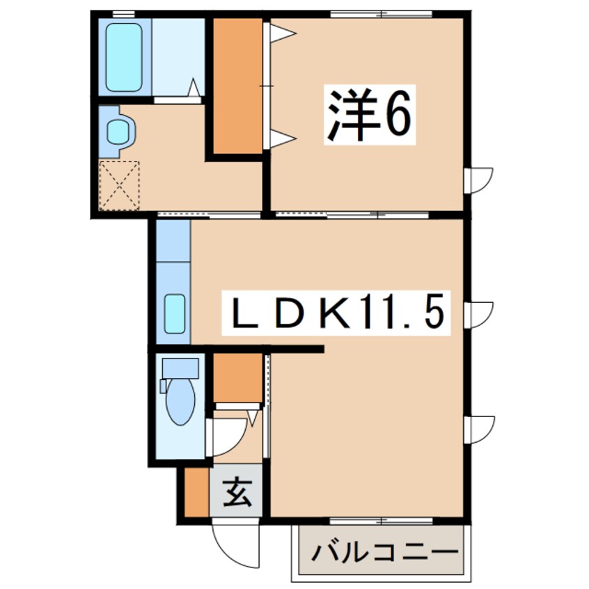 間取図 ＹＫパレス天神