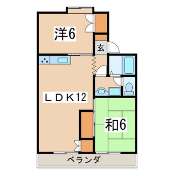 間取図 コーポそめや
