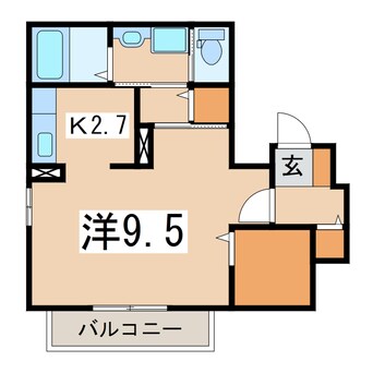 間取図 メゾンフラワー