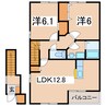 エクセレント 2LDKの間取り