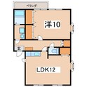 ネオハイツ北滝沢Ａ棟の間取図