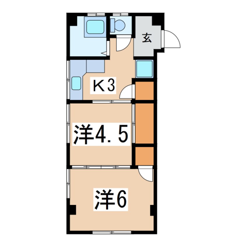 間取図 協和第一ビル