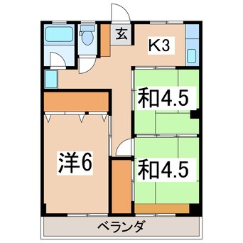 間取図 入水マンションⅠ