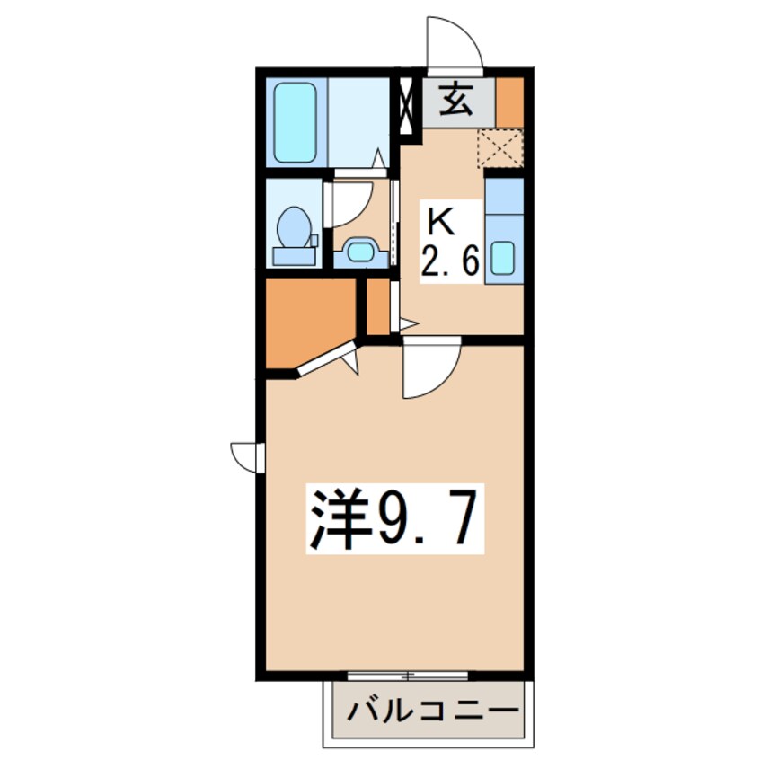 間取図 ヴェルドミールＡ