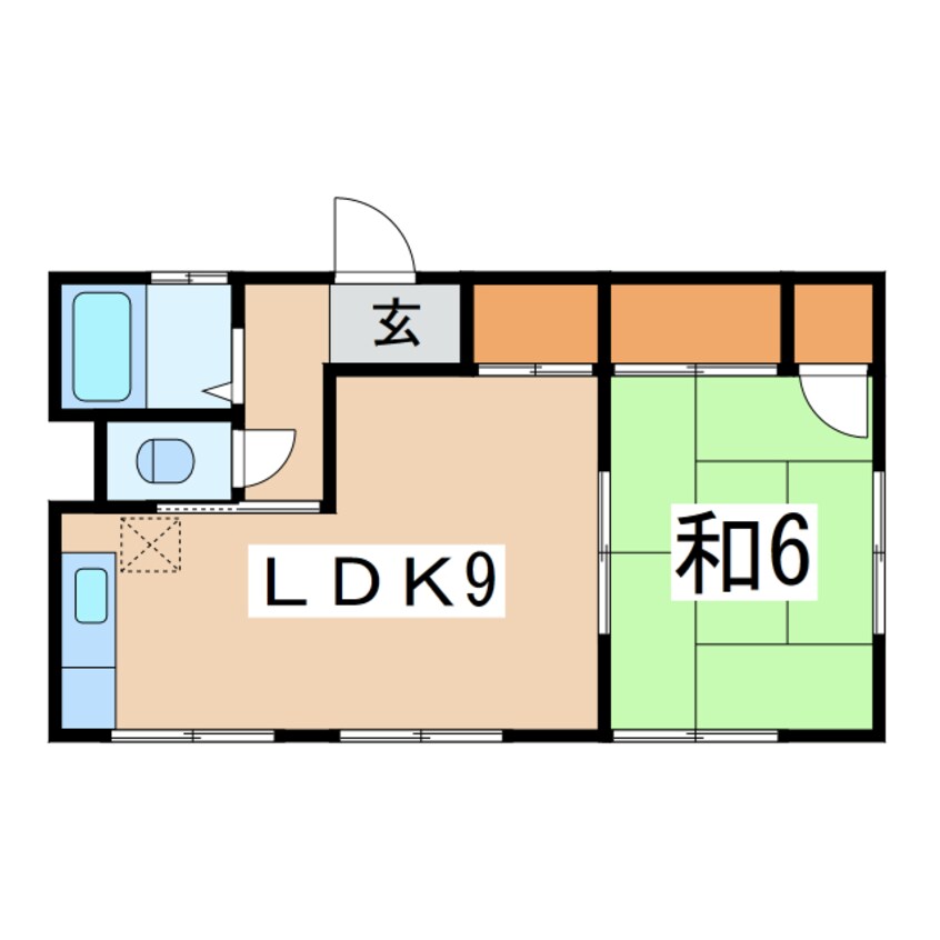 間取図 グリーンビレッジＣ