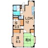 クレージュＩ 2LDK+Sの間取り