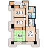 ライオンズマンション中央公園 3LDKの間取り