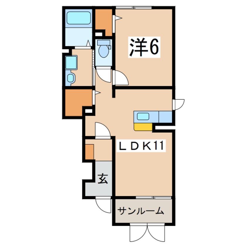 間取図 レジデンスまほろば