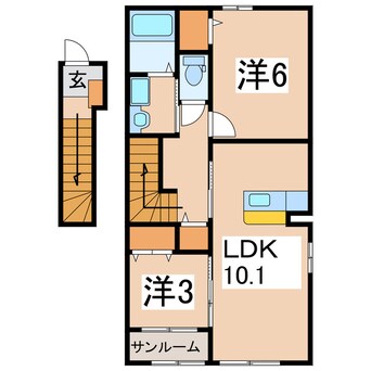 間取図 レジデンス通船場