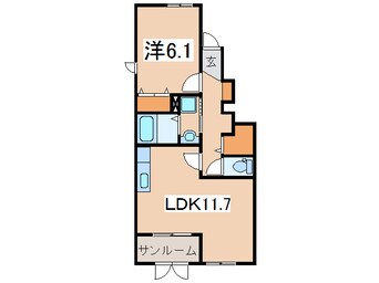 間取図 カーサ グランデⅡ