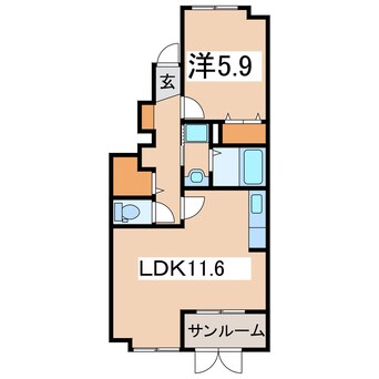 間取図 アタラクシア・Ⅵ
