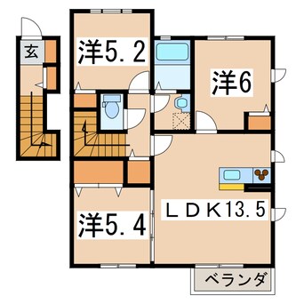 間取図 シャーメゾン水尾